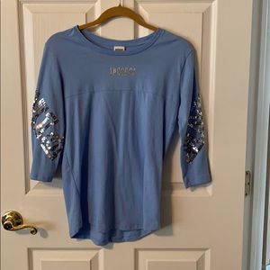 VS Pink 3/4 length Sleeve T-shirt.